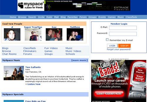 Nowsze wrogiem nowego – koniec Myspace?