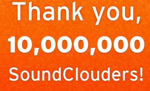 Soundcloud ma 10 milionów!