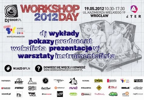 Grafik warsztatów Workshop Day 2012