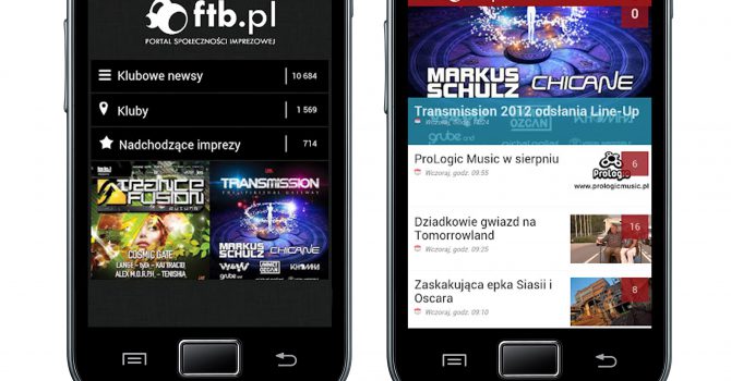 Mobilna aplikacja FTB.pl. Sprawdź imprezy na wieczór!