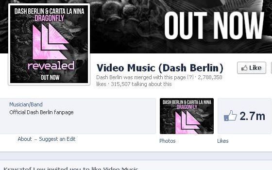 Hakerzy zaatakowali fanpage Dash Berlin