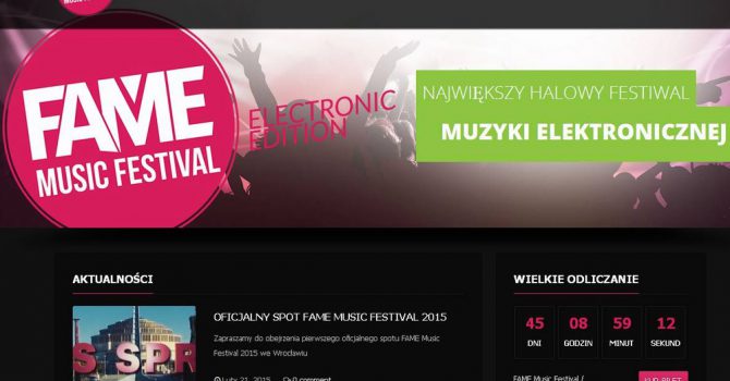 FAME Music Festival zaprasza na stronę (karnety rozdane!)