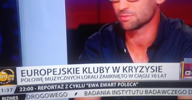 TVN24BiŚ: 'Kluby w odwrocie. Ludzie nie chcą się bawić na parkietach’