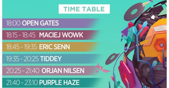 Electronic Family dokładnie za tydzień! Jak Wam pasuje time-table?