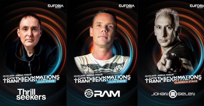 Thrillseekers, RAM i Gielen na Tranceformations! Bilety już są!