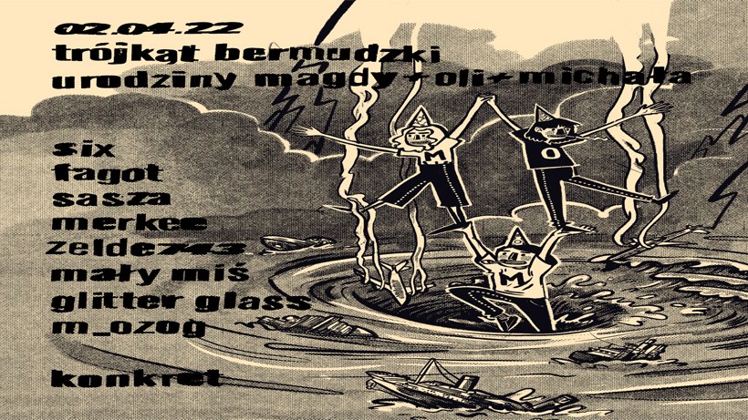 TRÓJKĄT BERMUDZKI : URODZINY MAGDY + OLI + MICHAŁA