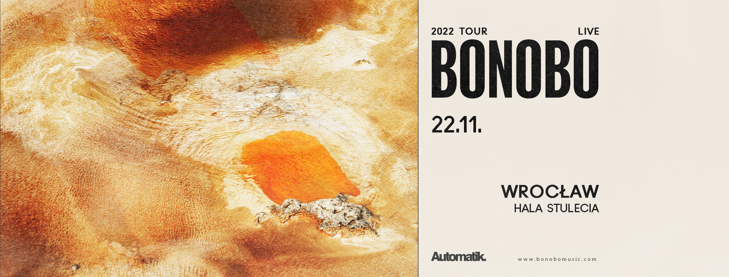 Bonobo // Fragments Live Tour 2022 | Wrocław