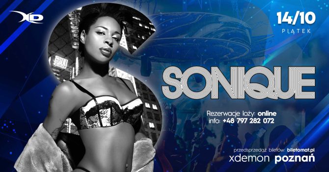 SONIQUE w X-Demon Poznań // „Sky”, „It Feel So Good”, „Alive”