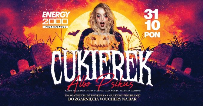 CUKIEREK ALBO PSIKUS | HALLOWEEN | 31.10 PONIEDZIAŁEK