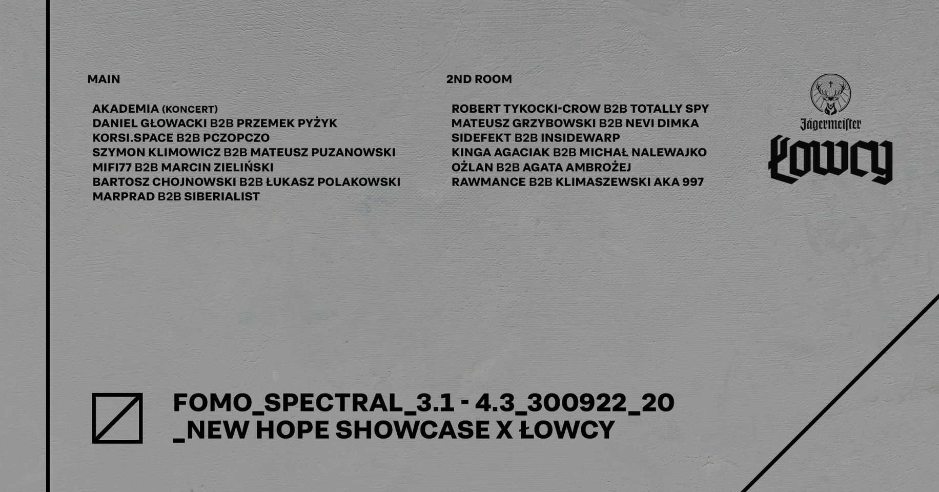 FOMO_SPECTRAL: NEW HOPE SHOWCASE X ŁOWCY