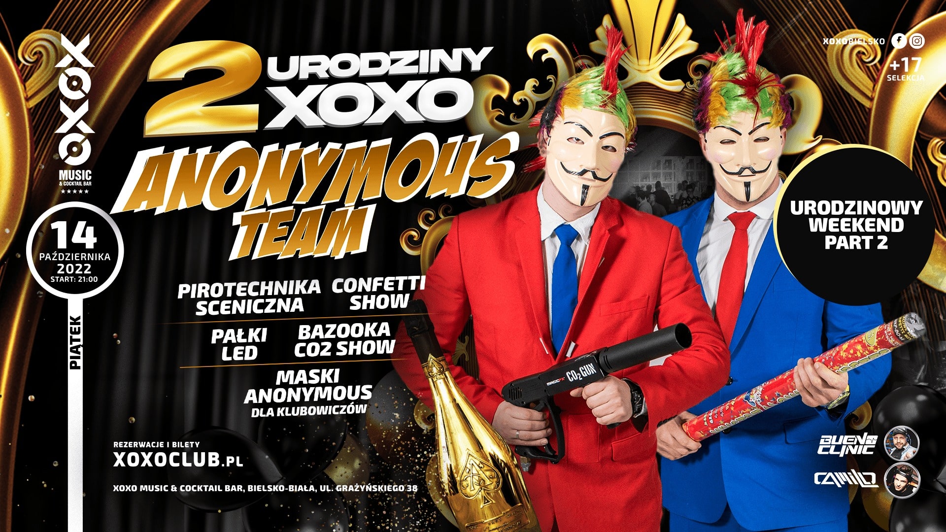 2 URODZINY XOXO | ANONYMOUS TEAM | Pt. 14.10