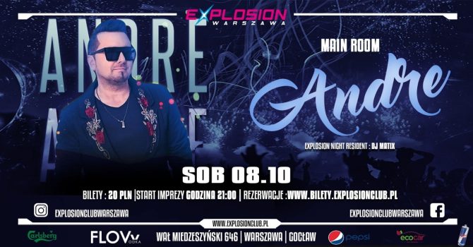 Koncert ANDRE – sala dance