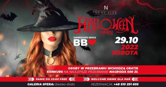 KLUBOWA NOC HALLOWEEN – 29.10 SOBOTA – NOWY KLUB