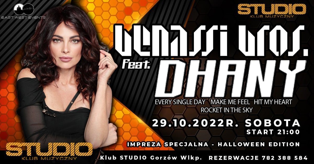 BENASSI BROS feat DHANY | LIVE ON STAGE | 29.10.2022r. | Klub STUDIO Gorzów Wlkp