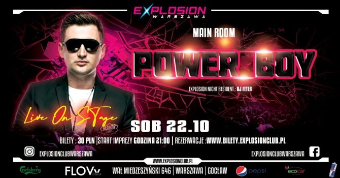Koncert POWER BOY – sala dance