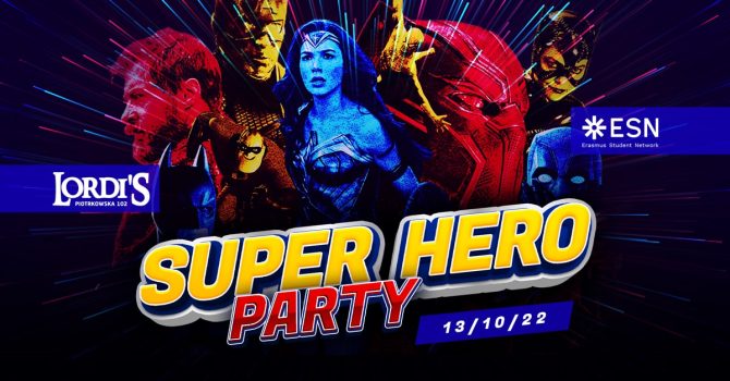 Superhero Party | ESN UŁ & ESN-EYE