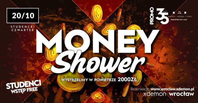 Money Shower – Wystrzelimy W Powietrze 2000 PLN!