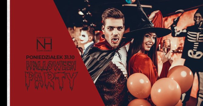 Halloween Party / Najstraszniejsza impreza roku / Lista FB wstęp wolny do 23.00