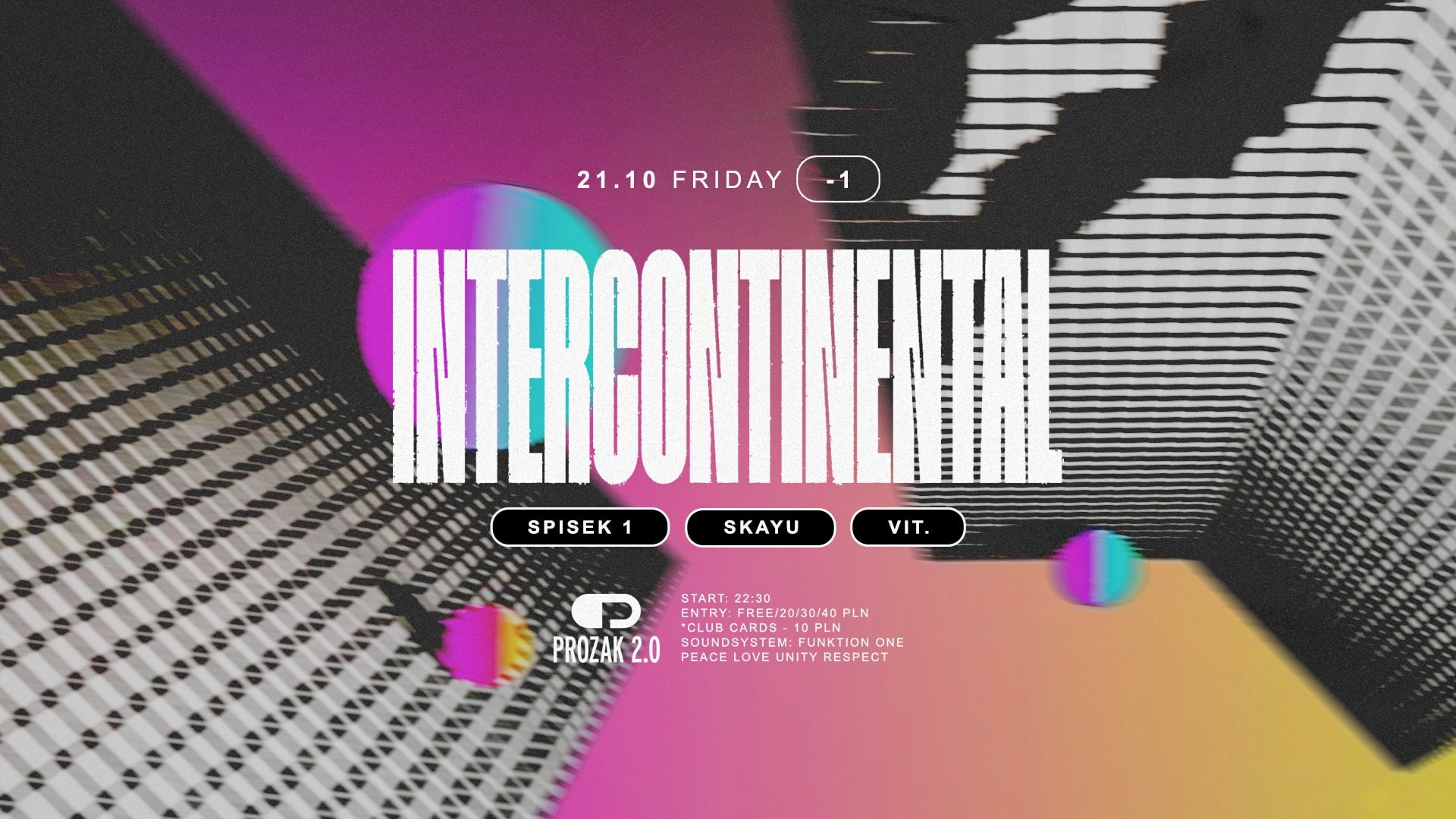 INTERCONTINENTAL: Spisek1 x Prozak 2.0