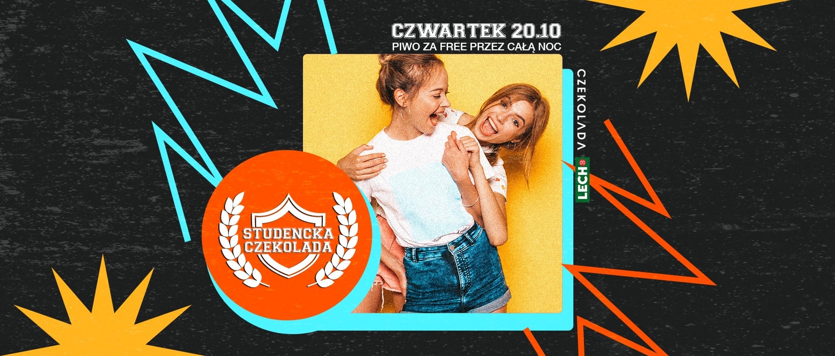 STUDENCKA CZEKOLADA | free beer all night long | 20.10