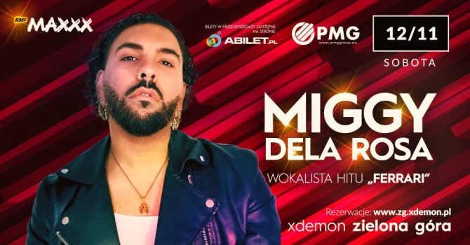 Miggy Dela Rosa // Wokalista Hitu „Ferrari” // X-Demon Zielona Góra
