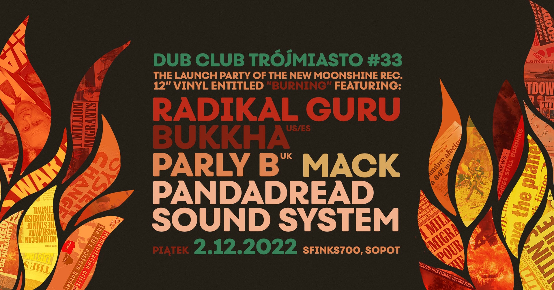 Dub Club Trójmiasto #33: Radikal Guru x Bukkha x Parly B x Pandadread x Mack @ Sopot