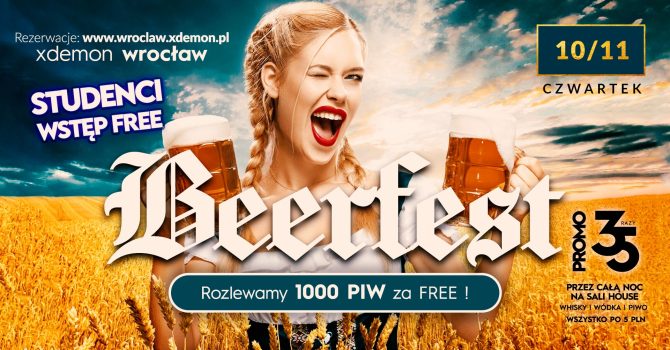 Beerfest – Rozlewamy 1000 Piw za FREE!