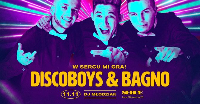 W Sercu mi gra! – Koncert DISCOBOYS & BAGNO