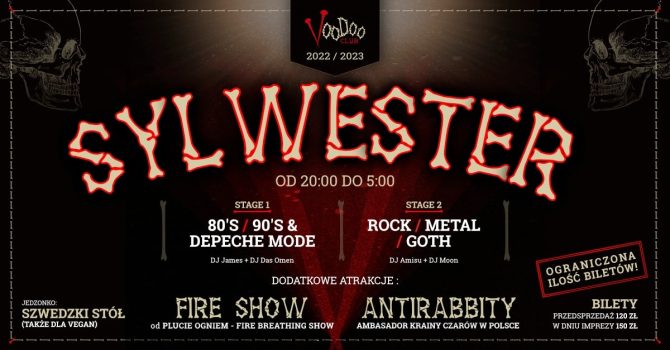 Sylwester 2022/2023 w VooDoo Club