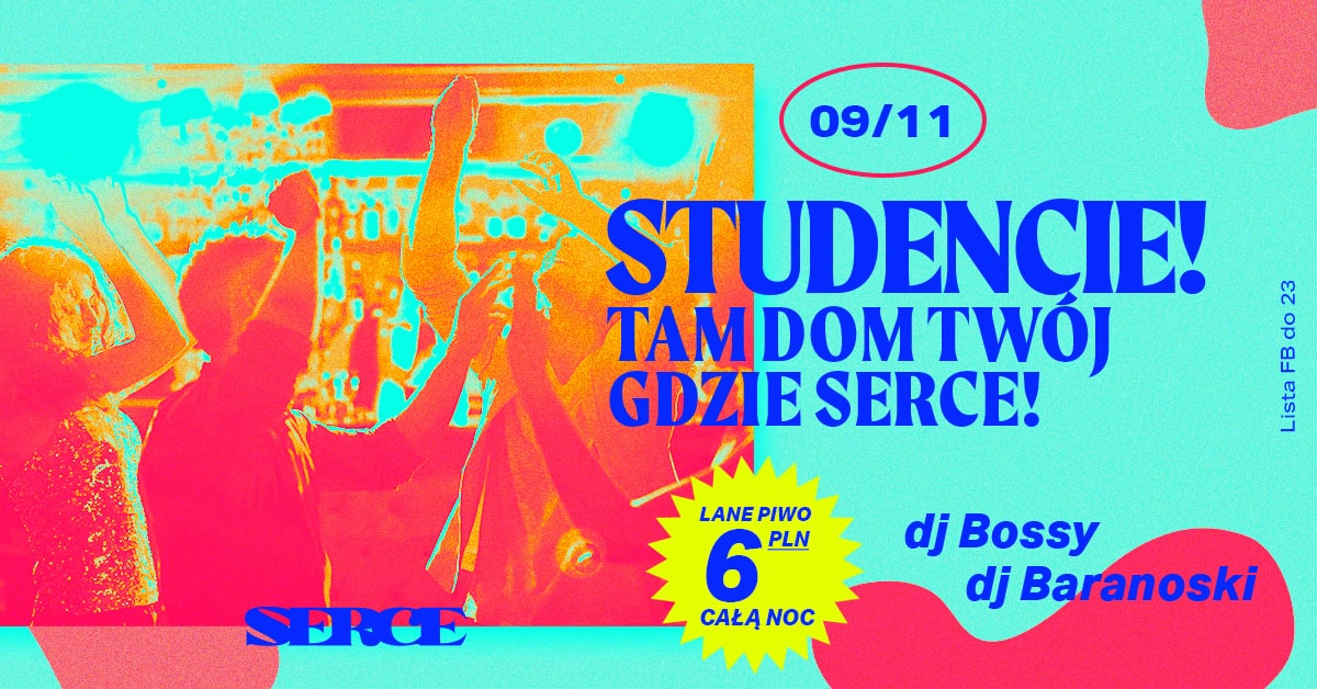 Studencie! Tam dom Twój gdzie Serce Twoje! // Lane za 6 złotych! // Lista FB