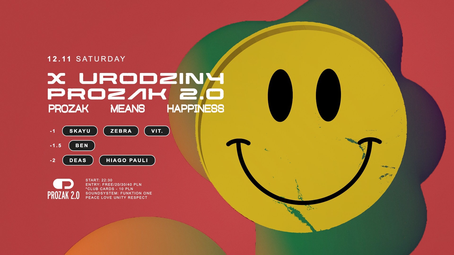 X Urodziny Prozak 2.0: Deas (CLR Records)