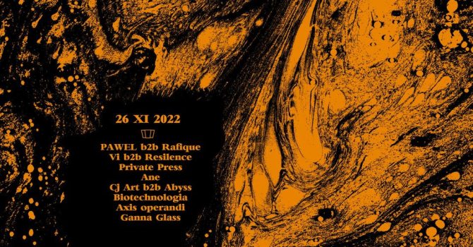 Smolna Locals Night: PAWEL b2b Rafique / Vi b2b Re_silence / Private Press / Ane / Cj Art b2b Abyss