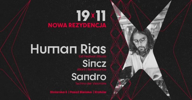 Nowa Rezydencja w. Human Rias x Pasaż | 19.11 (SAT)