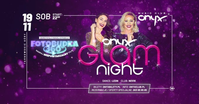 ONYX GLAM NIGHT! Mega Fotobudka 360′
