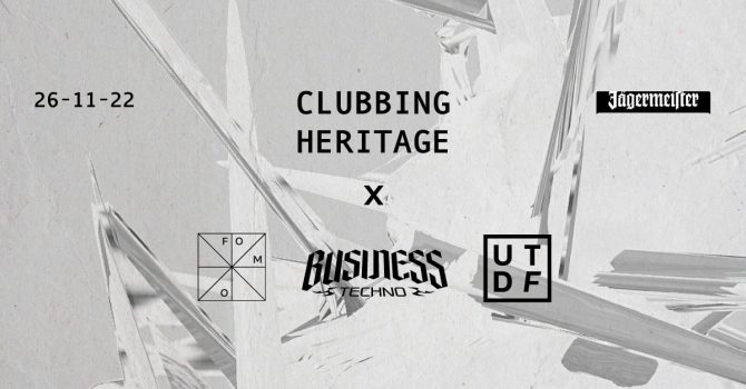 OUT OF BUSINESS Conference by Clubbing Heritage x FOMO x Up To Date Festival