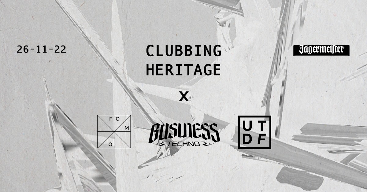 OUT OF BUSINESS Conference by Clubbing Heritage x FOMO x Up To Date Festival