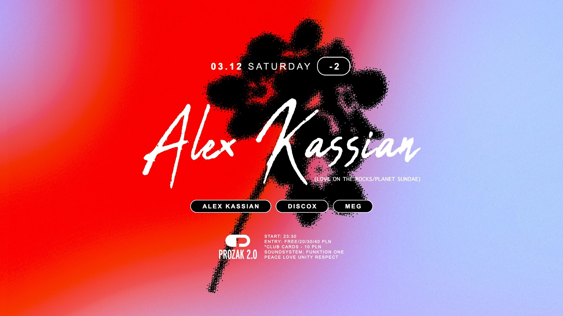 Alex Kassian (Love on the Rocks/Planet Sundae) x Prozak 2.0