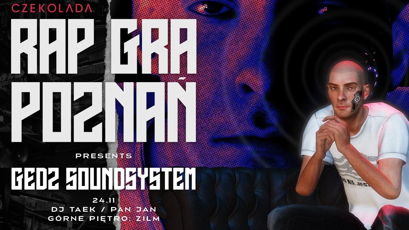 Rap gra Poznań pres Gedz soundsystem