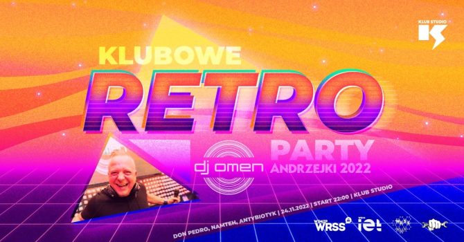 Andrzejki 2022: Klubowe Retro Party – Wydziałówka Klub Studio x WIMiR x WIEiT x WIMiIP x WMN