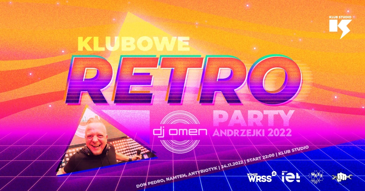 Andrzejki 2022: Klubowe Retro Party – Wydziałówka Klub Studio x WIMiR x WIEiT x WIMiIP x WMN