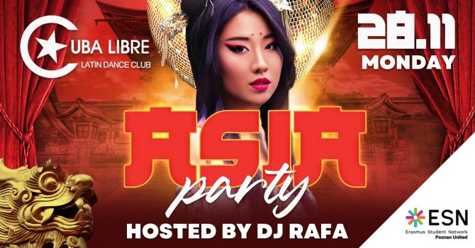 ASIA PARTY – Erasmus in Cuba Libre!
