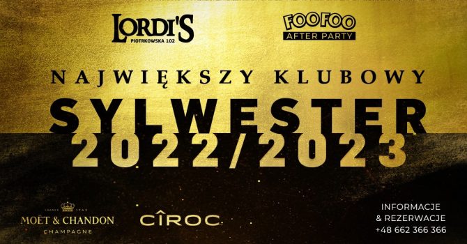 Sylwester 2022/2023 | Największy Klubowy Sylwester w Łodzi