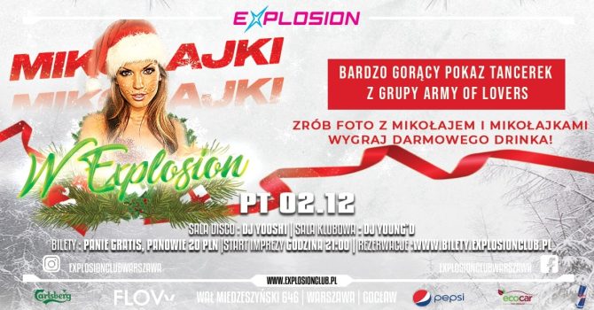 MIKOŁAJKI w EXPLOSION z grupą Army of Lovers !