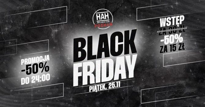 BLACK FRIDAY -50% NA BARACH!*