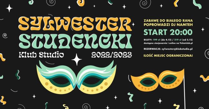 Sylwester Studencki 2022/2023 | Klub Studio