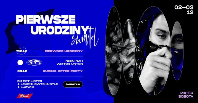 Pierwsze Urodziny Świateł | afterparty Rusina