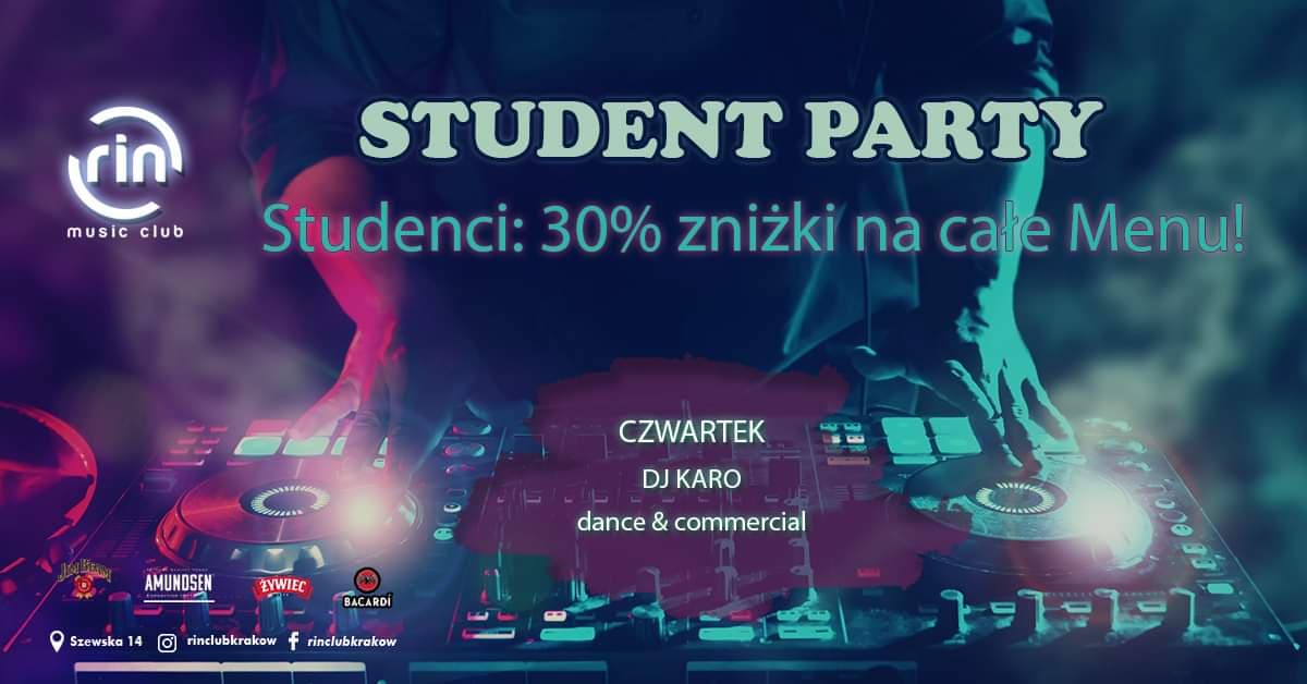 STUDENT PARTY // 29.12.22 // DJ KARO