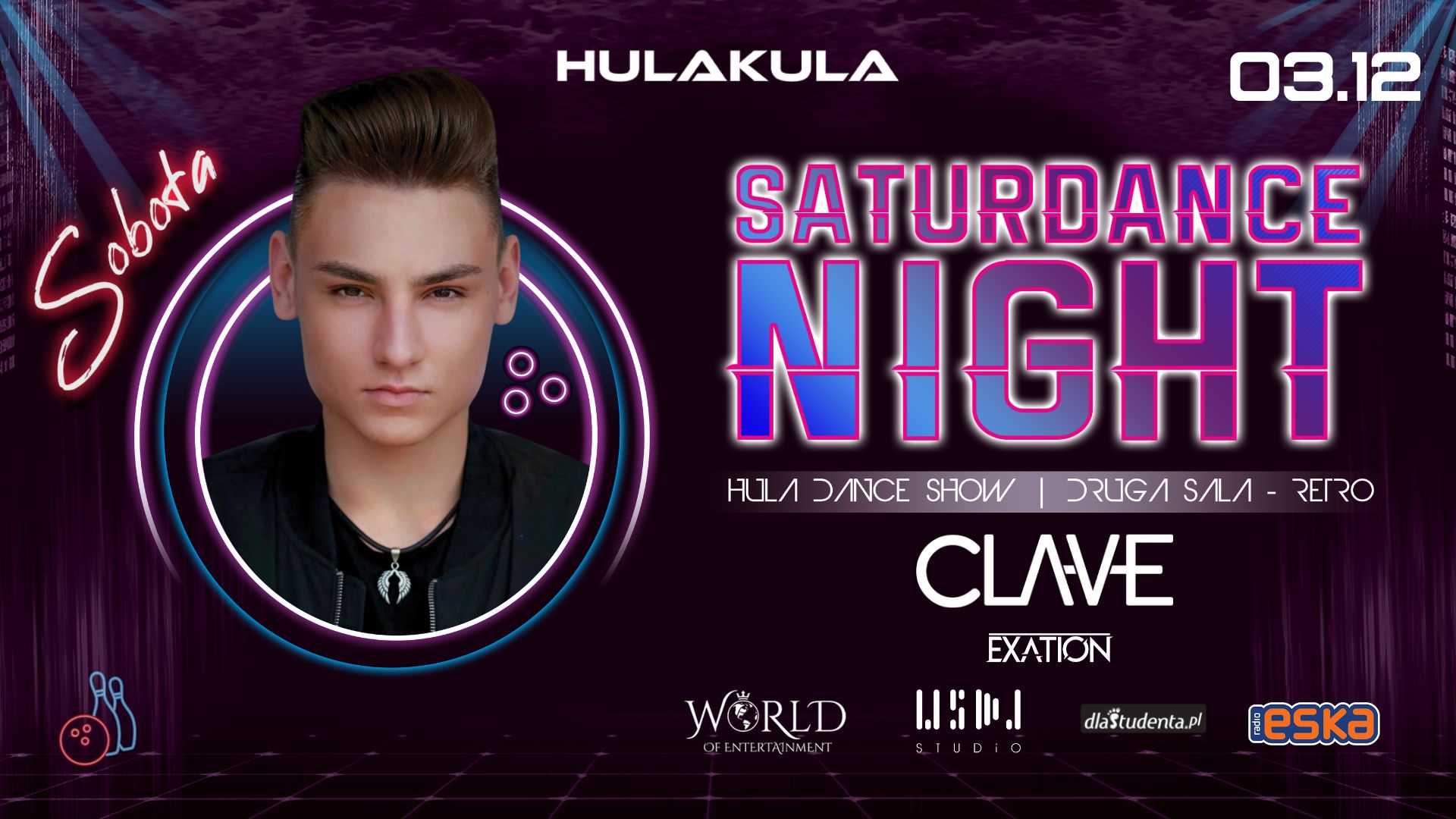 SATURDANCE NIGHT | CLAVE | 03.12 | LISTA FB FREE