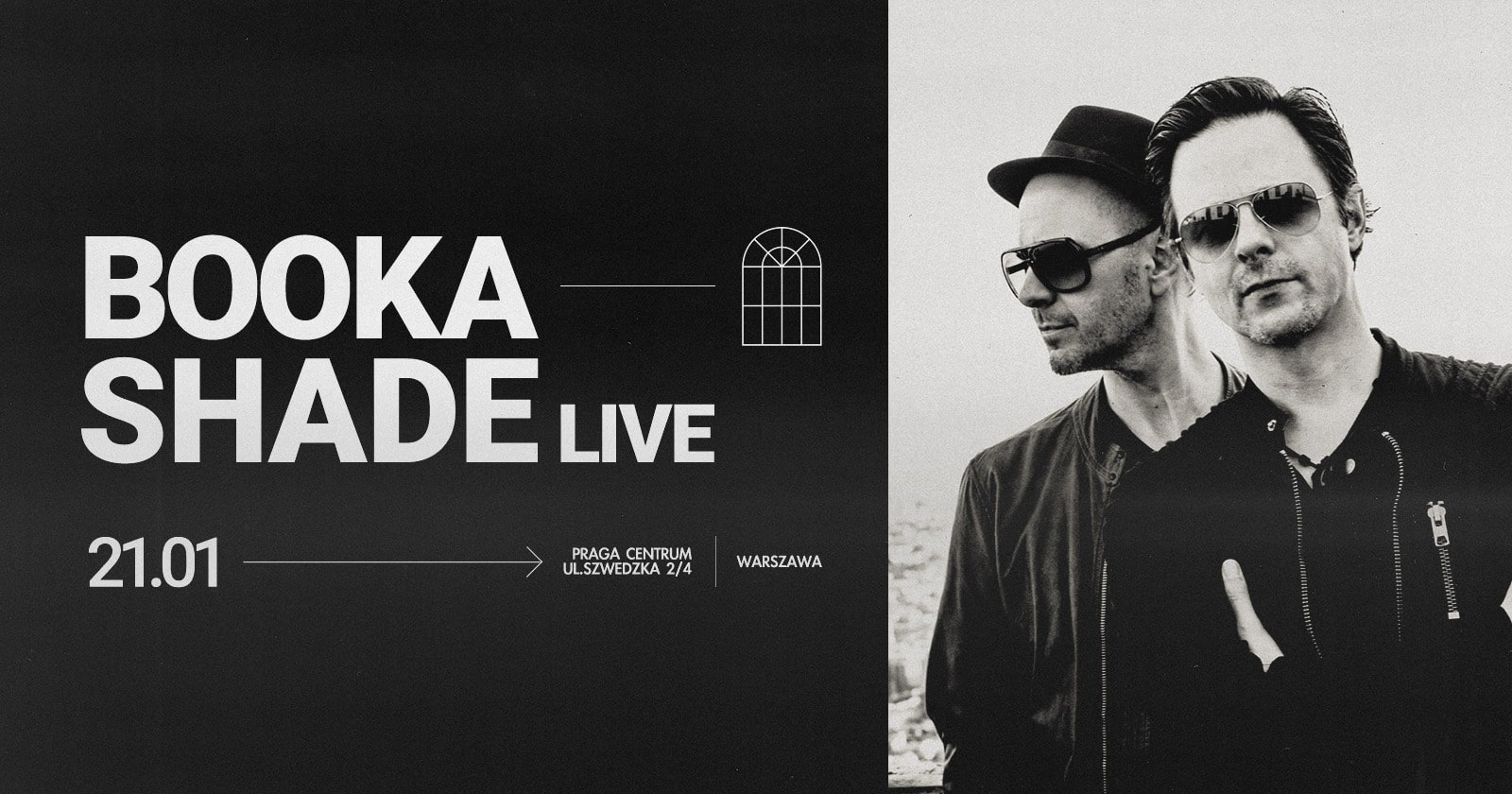 Booka Shade live | 21 stycznia 2023 | Warszawa