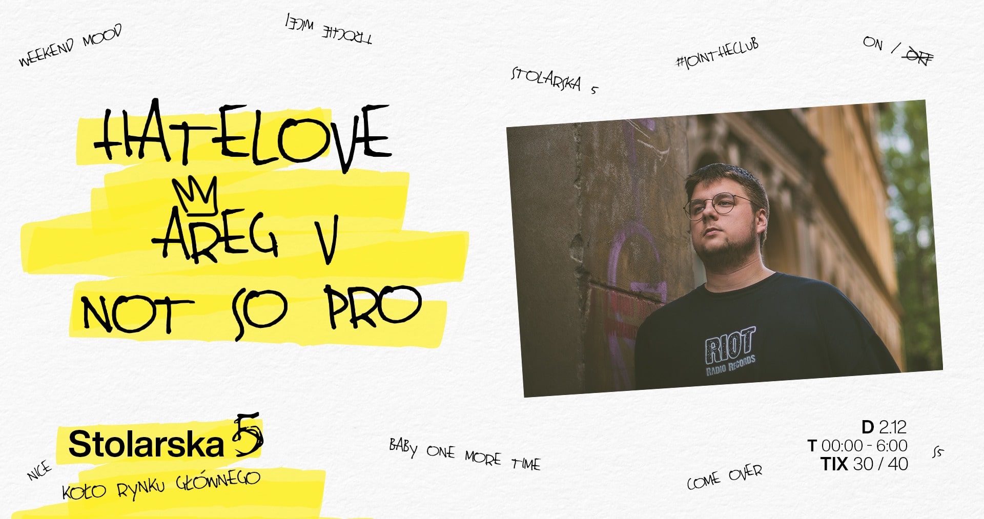 Stolarska 5 w. Hatelove | 2.12 (FRI)
